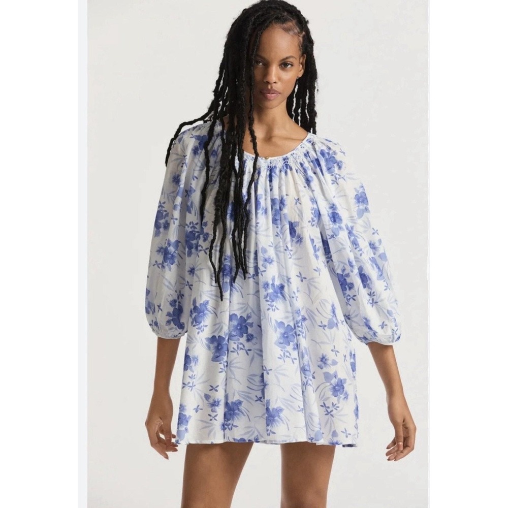 Love Shack Fancy Este Tunic Strong Currents Small - LoveShackFancy